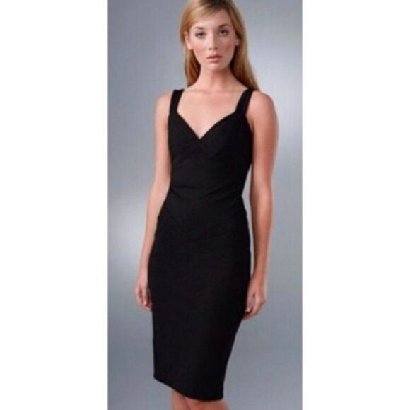 Diane Von Furstenberg Benny Little Black Dress - Picture 2 of 8